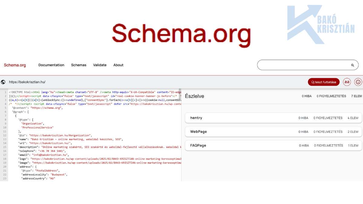 Ezért működnek az oldalaid a Schema.org teszten hibátlanul.