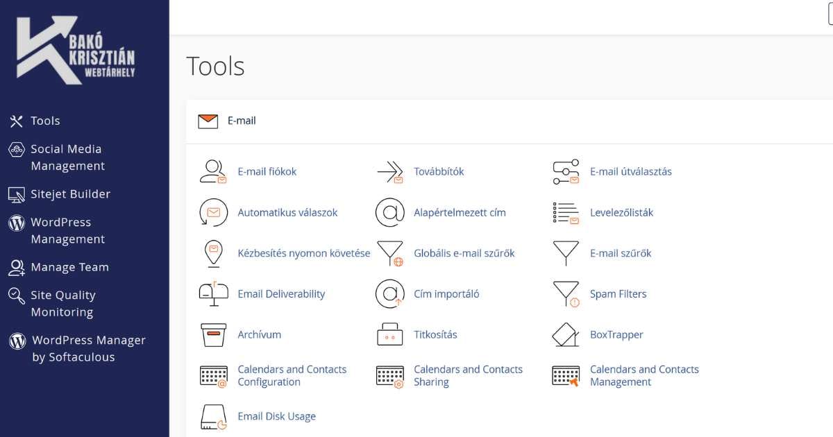 Weboldalnak tárhely – Bakó Krisztián weboldal tárhely Weboldalnak tárhely – Bakó Krisztián weboldal tárhely