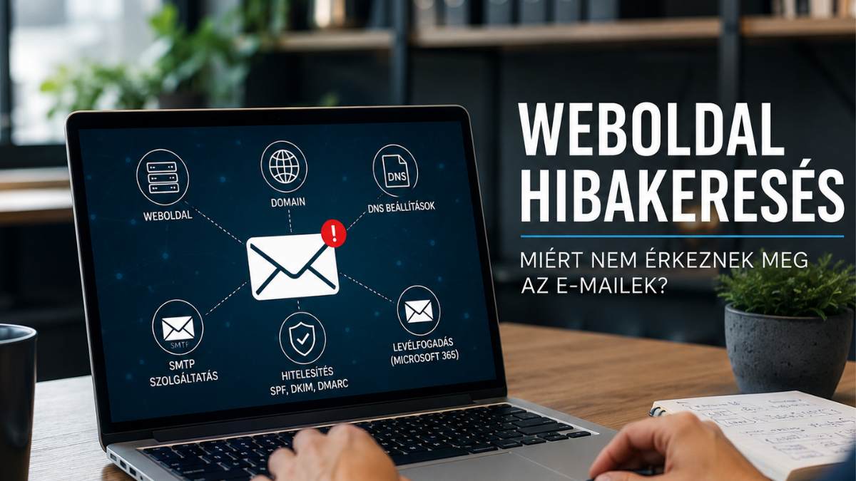 Weboldal hibakeresés és WordPress e-mail kézbesítési probléma vizsgálata SMTP, SPF, DKIM és DNS beállítások ellenőrzésével